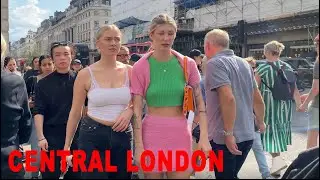 🇬🇧 LONDON WALK | Regent street walk, Oxford Circus to Piccadilly Circus.