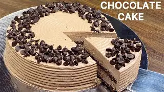 Easy Chocolate Cake Recipe Without Oven | Chocolate Cake | Birthday Cake