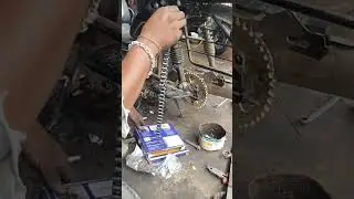 #TVS XL100 ka chain sprocket kaise change Karen #shorts #automobile #motorcyclestunts #viralvideo