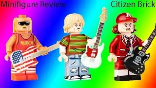 Custom Lego Minifigure Review: Citizen Brick Hulk Hogan, Kurt Cobain, and Angus Young