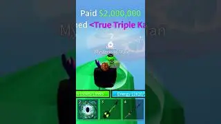 Finally got true triple katana in blox fruit #roblox