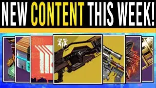 Destiny 2: NEW CONTENT THIS WEEK! Exclusive LOOT, Finale Weapons, New Emblems, Event, Heresy Prep