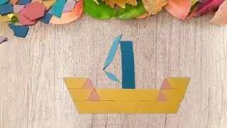 PATTERN BLOCKS || Making design with Pattern Blocks || SHIP