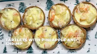🔥 Shrimp and Pineapple Tartlets in 5 Minutes | Hot Appetizer for Any Occasion