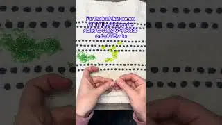 Beaded stems and leaf tutorial 