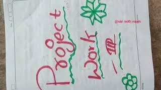 7th class Social FA-3 writing/  project work for 7th class/ 7thclass Social project work ideas