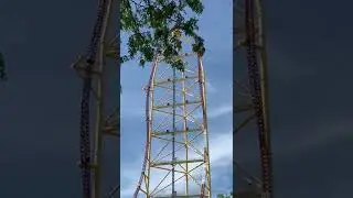 Top Thrill Dragster | Launch from the last day of operations | August 2021