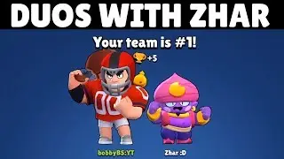 Playing Showdown with ZHAR! Brawl Stars Duos
