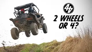 2 WHEELS OR 4? | CFMOTO ZFORCE 1000 x HONDA CR250