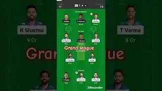 RR VS MI DREAM 11 TEAM| MI VS RR GRAND LEAGUE #cricket #ipl