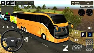 City Coach Bus Transport Simulator Game : 2024 Indonesia Bus Simulator : Android Gameplay