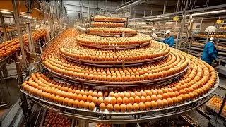 How Millions of Eggs Are Processed Daily  Full Automated Factory