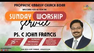 🔴LIVE - 25-01-2026 // SUNDAY WORSHIP SERVICE //