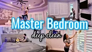 Clean with me / Speed Clean / master bedroom deep clean / 10 Minute cleaning / Cleaning Motivation