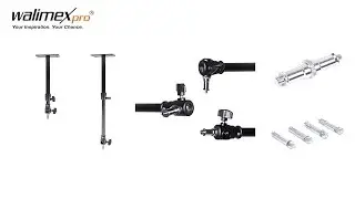 Walimex Decken-Lampenstativ 34-54 cm