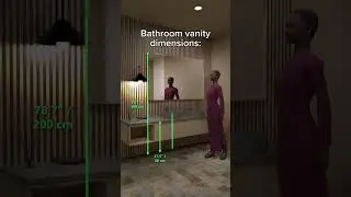 Bathroom vanity: correct dimensions