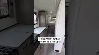 You won&rsquo;t believe how roomy the inside of this folding RV is! 😮😍 #rvtour