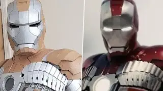 BEST IRON MAN MARK V CARDBOARD SUIT EVER