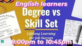 English learners mega debate ( skills vs degree )🔥🔥 #new #mega #debate #education #english