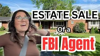 Insane ESTATE SALE at a former FBI AGENTS house! | Thrift with me
