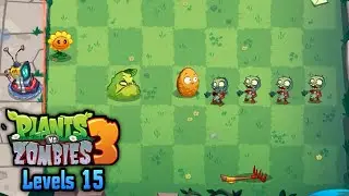 Plants vs Zombies 3 (2021) - Backyard Levels 15 - Gameplay
