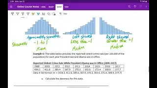 Calculating Skewness
