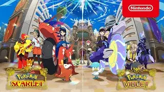 Pok&eacute;mon Scarlet & Pok&eacute;mon Violet &ndash; Trailer de Lan&ccedil;amento &ndash; Nintendo Switch