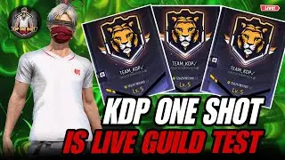 KDP ONE SHOT IS LIVE GUILD TEST 1VS2⭕‼️⭕
