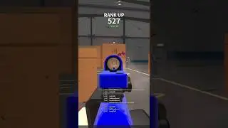 HITTING RANK 527 IN PHANTOM FORCES! #phantomforces #shorts