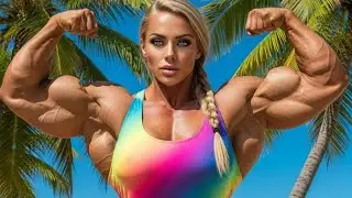 YOUNG AND RISING BODYBUILDER WOMAN : ROMI , SHE IS STRONG