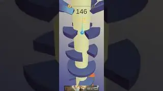 Helix Jump by Voodoo Gameplay Completing Level 2! Mobile Time For Tech and Games!