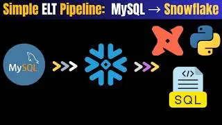 How to Migrate MySQL to Snowflake using Python & Pandas | MySQL To Snowflake ETL Pipeline