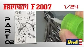 Scale model car / Ferrari F 2007 / REVELL 1:24 / PART 2
