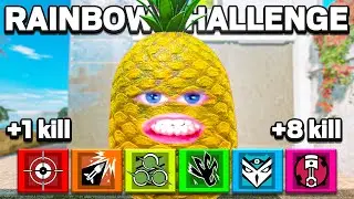 Sir Pineapple Does the RAINBOW OP Challenge (im scared of women)