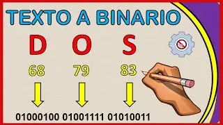 ✅ Como convertir de TEXTO A BINARIO
