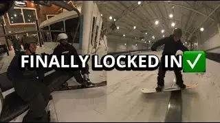 Can I Lock In Rail Tricks? Indoor Snowboarding Challenge