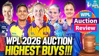 WPL 2026 Mega Auction Review | Highest Buys, Shocking Unsolds 😱 | RCB Best XI Revealed 💥 | WPL 2026 