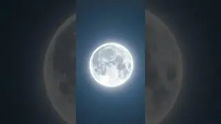 I captured the super blue moon 🌕🔭🔥 #moon #zoom #shorts #travel