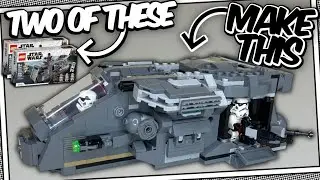 IMPERIAL MARAUDER DROPSHIP ALTERNATE BUILD! - 2x 75311 Imperial Armored Marauder Alternate Build