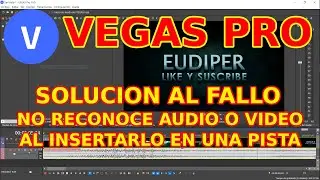 SOLUCION al fallo al añadir AUDIO o VIDEO en VEGAS PRO