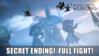 THE MOST EPIC BOSS BATTLE IN YEARS! FULL FIGHT! Secret Ending! (4K) Black Myth: Wukong