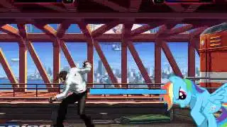 TK's Random Mugen Battle #1701 - Psychopath Kyo VS Rainbow Dash