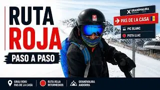 Cómo ir Esquiando de Grau Roig a Pas de la Casa en Andorra ❄️⛷️🇦🇩