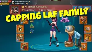 Lords Mobile - LaF family Vs Rally Trap. Can anyone burn this rally trap?
