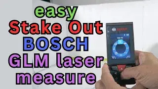 Как использовать разметочный инструмент на лазерном измерителе BOSCH GLM 100-25C (GLM 400C).