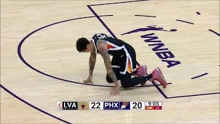 Brittney Griner Injures Ankle & Leaves Game | Phoenix Mercury vs Las Vegas Aces
