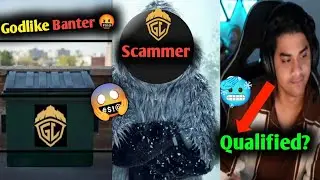 Godlike Banter 🤬 Godl player scamming everyone 😱 Team regaltos qualified? Bgis , s8ul , joker 1v3