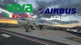 VivaAerobus Airbus A321neo Monterrey (MTY) to Oaxaca (OAX) Trip Report | Economy Class 4K 30 Fps