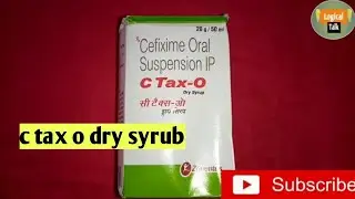 c tax o dry syrup use