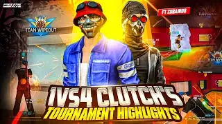 1Vs4 CLUTCH'S AGAINST PRO TEAM'S &bull; FT.ZUBAIR08 || TORNAMENT HIGHLIGHTS ||TEAM MONARCH 🥷